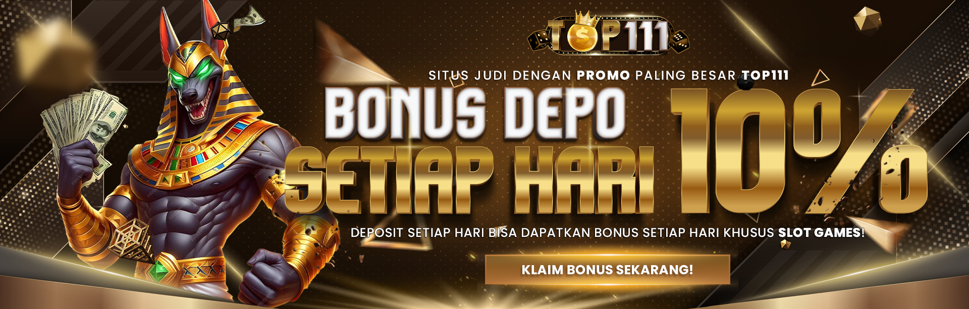 BONUS HARIAN SLOT 10% TOP111