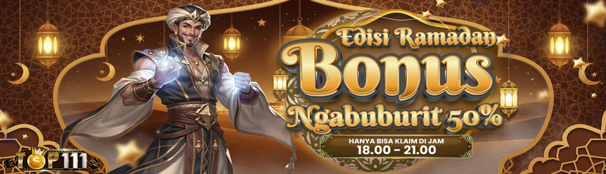 BONUS NGABUBURIT 50%