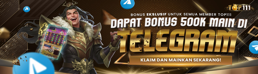 BONUS EKSKLUSIF TELEGRAM 100%
